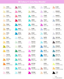 Ohuhu Fine & Chisel 80 Basic Colors Dual Tips Alcohol Art Markers Y30-80401-83