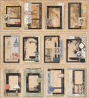 Infeel.Me Small Window Old Dream Border Series PET Deco Stickers