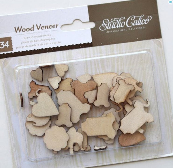 Onesies Story Time Wood Veneer Shapes Studio Calico