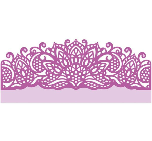 Crafter's Companion Ornate Henna - Gemini Lace Edge'ables Metal Dies