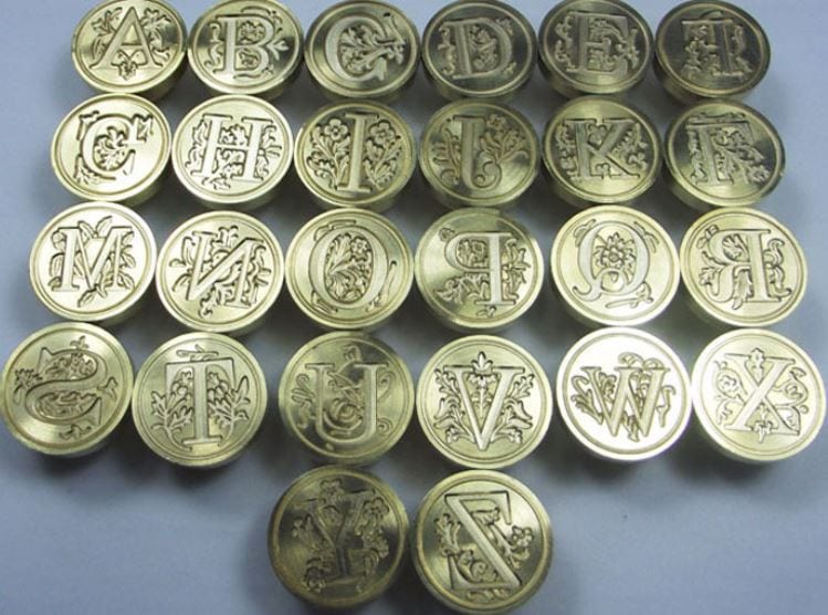 Wax Seal Ornate Monogram (Choose from A - M)