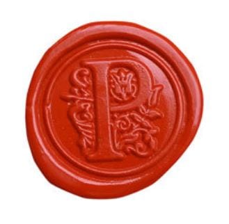 Wax Seal Ornate Monogram (Choose from N - Z)