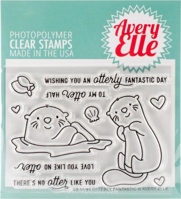 Avery Elle Otterly Fantastic Clear Stamps Stamps 3" x 4"