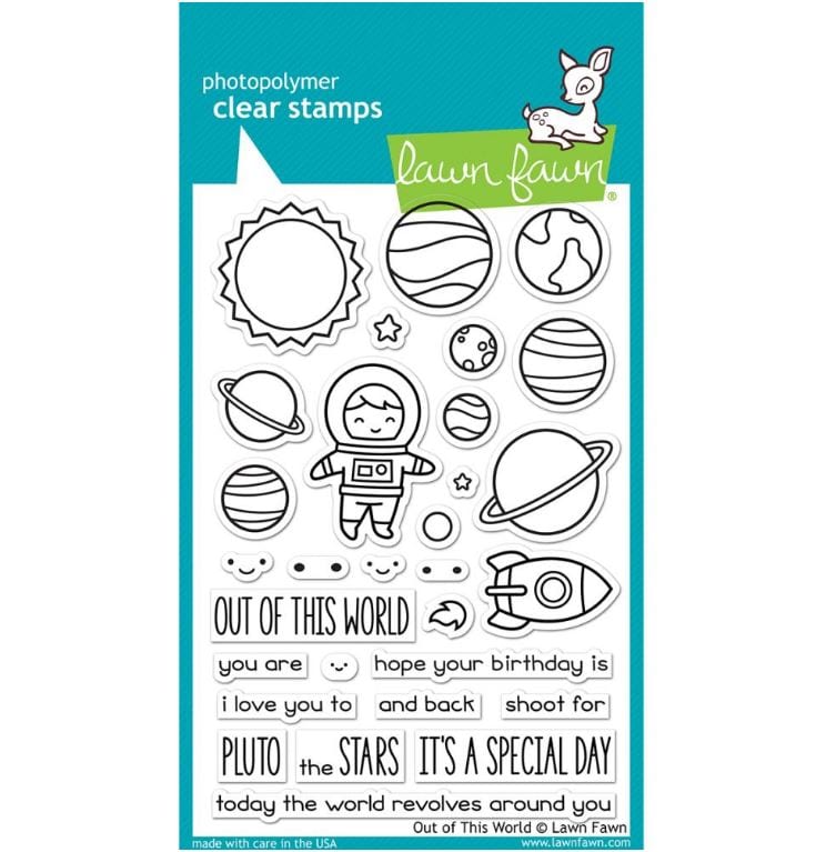 Lawn Fawn Out Of This World Clear Stamps 4