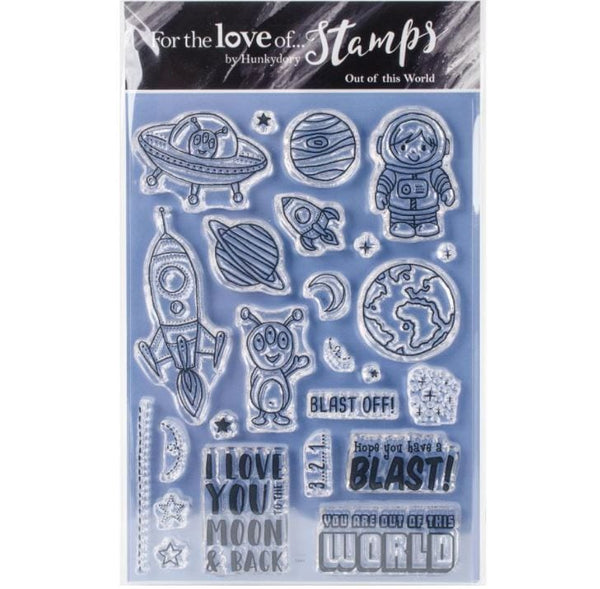 Hunkydory Out Of This World Clear Stamps