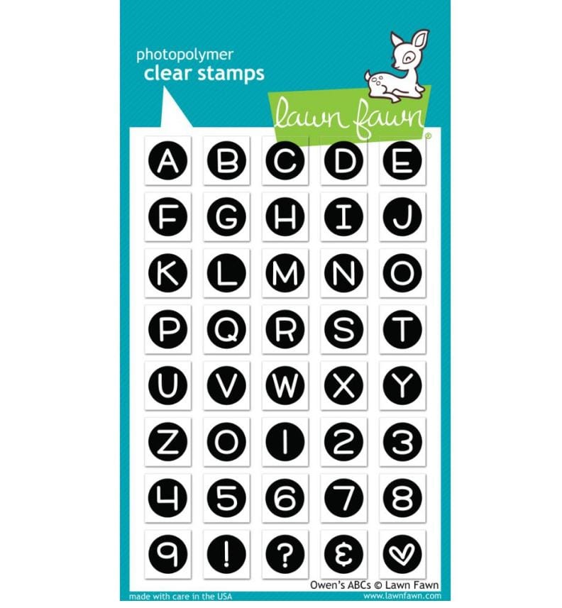 Lawn Fawn Owen's ABCs Clear Stamps 4