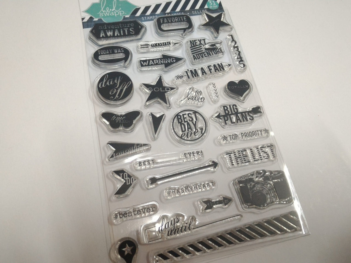 Heidi Swapp Best Day Ever Clear Stamps