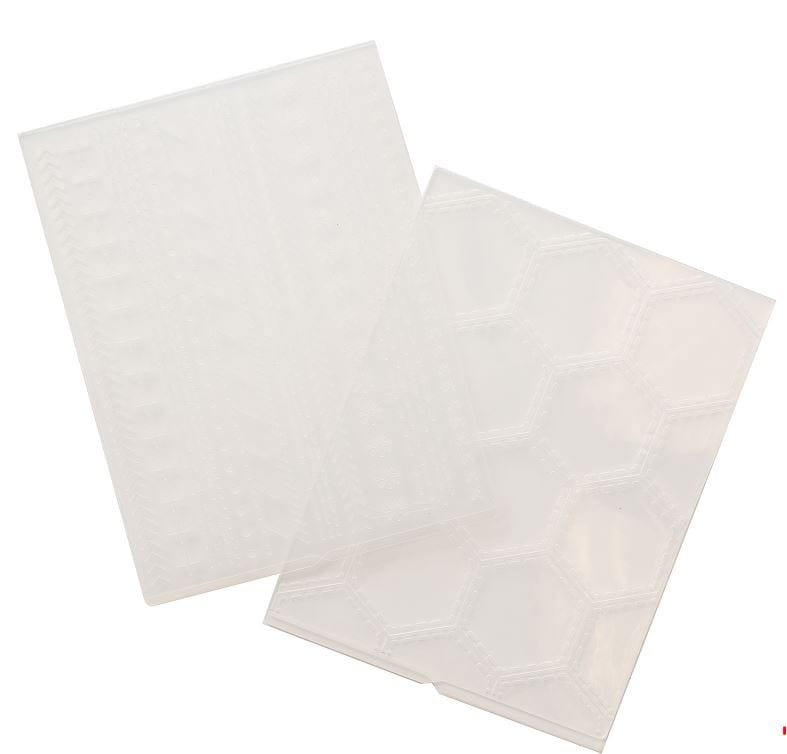 We R Memory Keepers Paige Evans 2pcs Embossing Folders