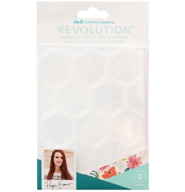 We R Memory Keepers Paige Evans 2pcs Embossing Folders