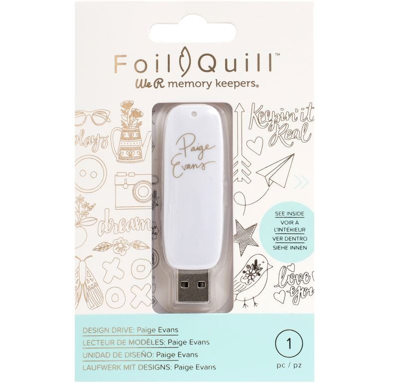 We R Memory Keepers Paige Evans Foil Quill USB Artwork
