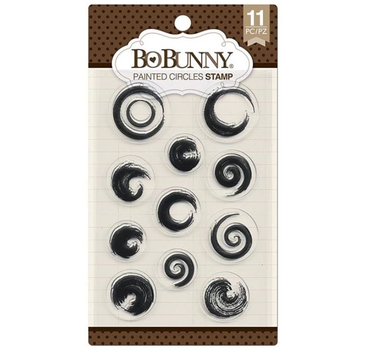 BoBunny Painted Circles Stamps