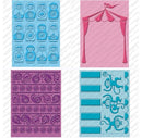Cricut Paisley Companion Embossing Folders 4/Pkg