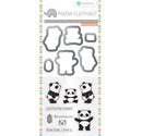 Hampton Art Mama Elephant Panda Clear Stamp & Die Set