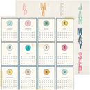 Crate Paper Calendar Craft Market Double-Sided Cardstock 12"X12"