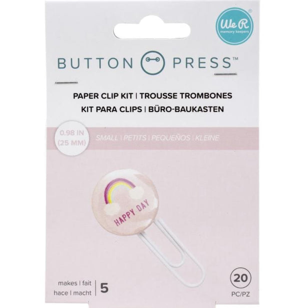 We R Memory Keepers Paper Clip Kit for Button Press (5 Sets)