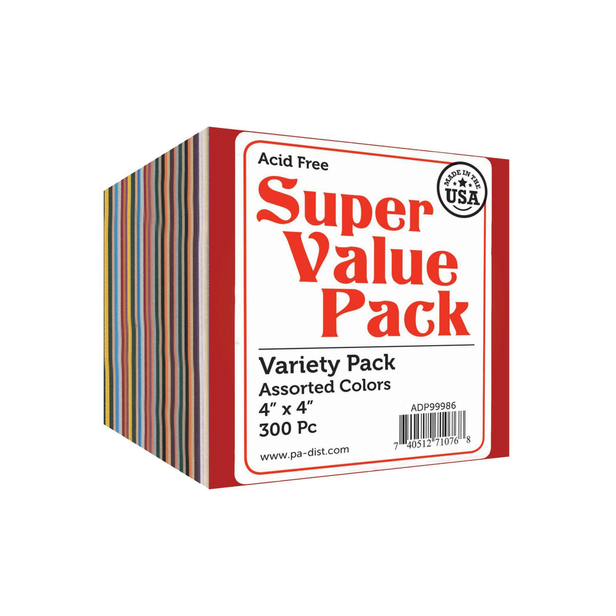 Paper Accents Assorted Colors Super Value Variety Pack 4