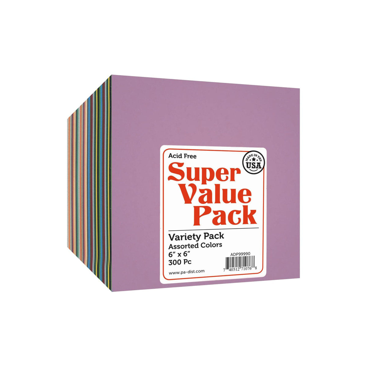 Paper Accents Assorted Colors Super Value Variety Pack 6