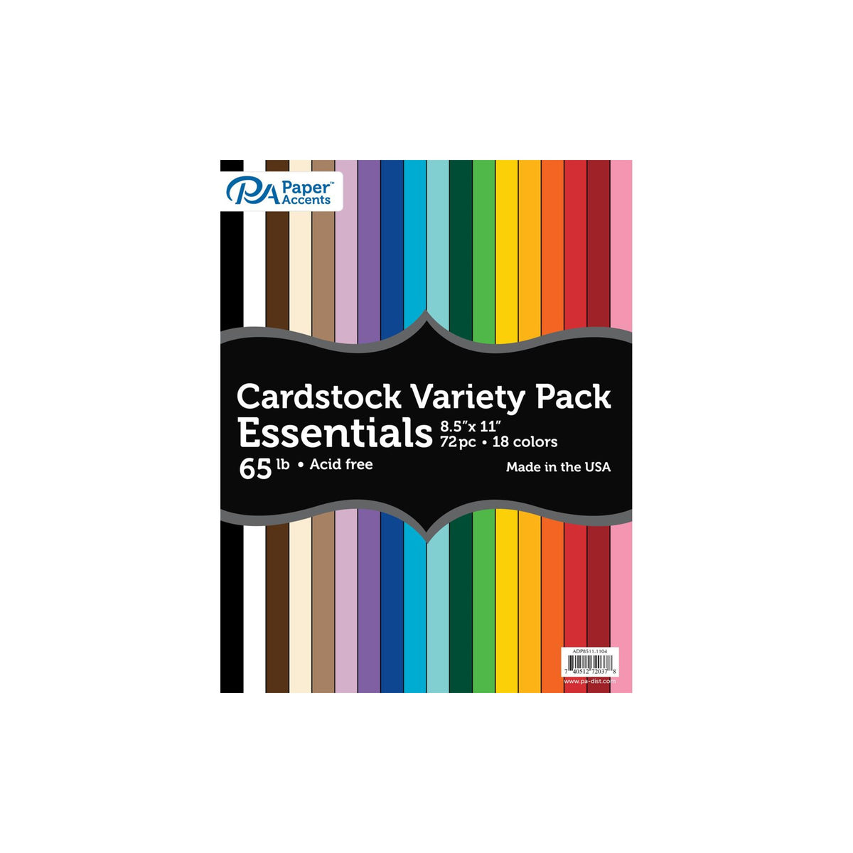 Paper Accents Essentials Card Variety Pack 8.5