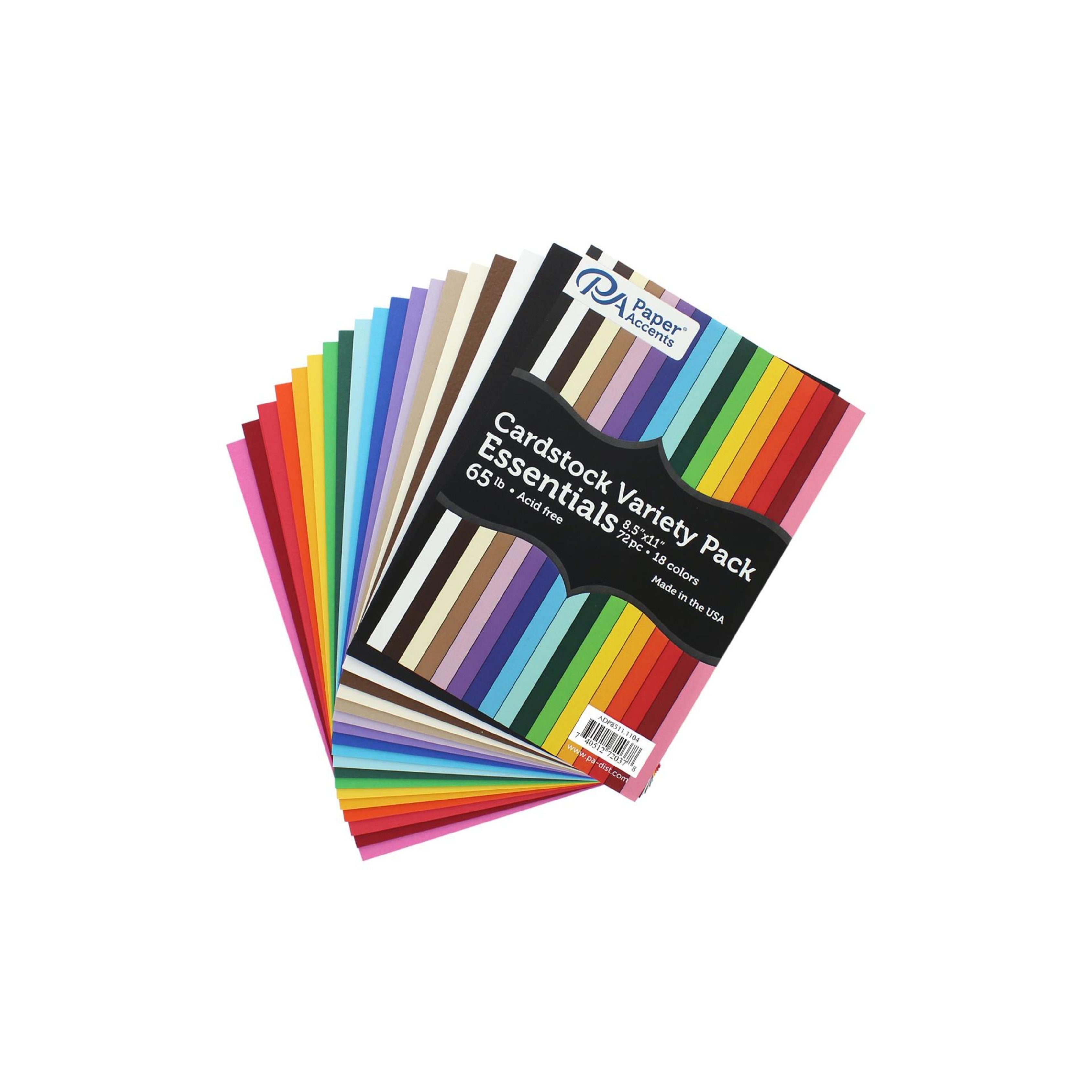 Paper Accents Essentials Card Variety Pack 8.5