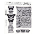 Stampers Anonymous Tim Holtz Papillon Cling Stamps