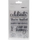 Kaisercraft Party Time Clear Stamps 6"X4"