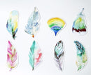 Miss Time Pastel Feathers Postcards (30pcs)