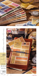 Vintage Transport Ticket Ephemera Pads (30 sheets - 600pcs)