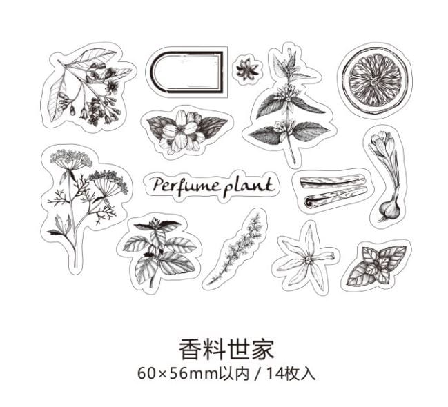 Drehop Natural Selection Cling Stamp Set