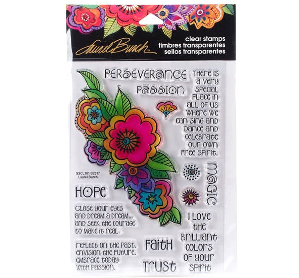 Stampendous Floral Reflections Perfectly Clear Stamps