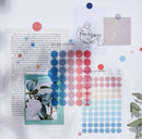 Miss Time PET Dot Stickers 3 sheets (120 Dots)