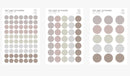 Miss Time PET Dot Stickers 3 sheets (120 Dots)