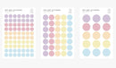 Miss Time PET Dot Stickers 3 sheets (120 Dots)