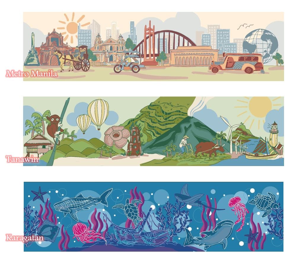 Ink Scribbler Philippine Scenery Washi Tapes