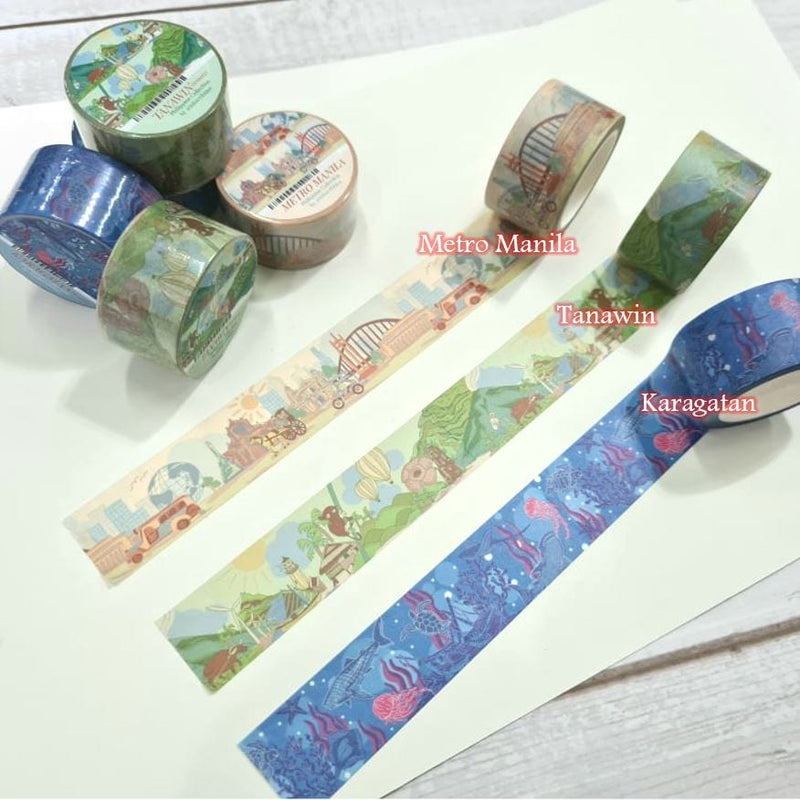 Ink Scribbler Philippine Scenery Washi Tapes