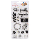 American Crafts Picnic in the Park Amy Tangerine Acrylic Clear Stamps