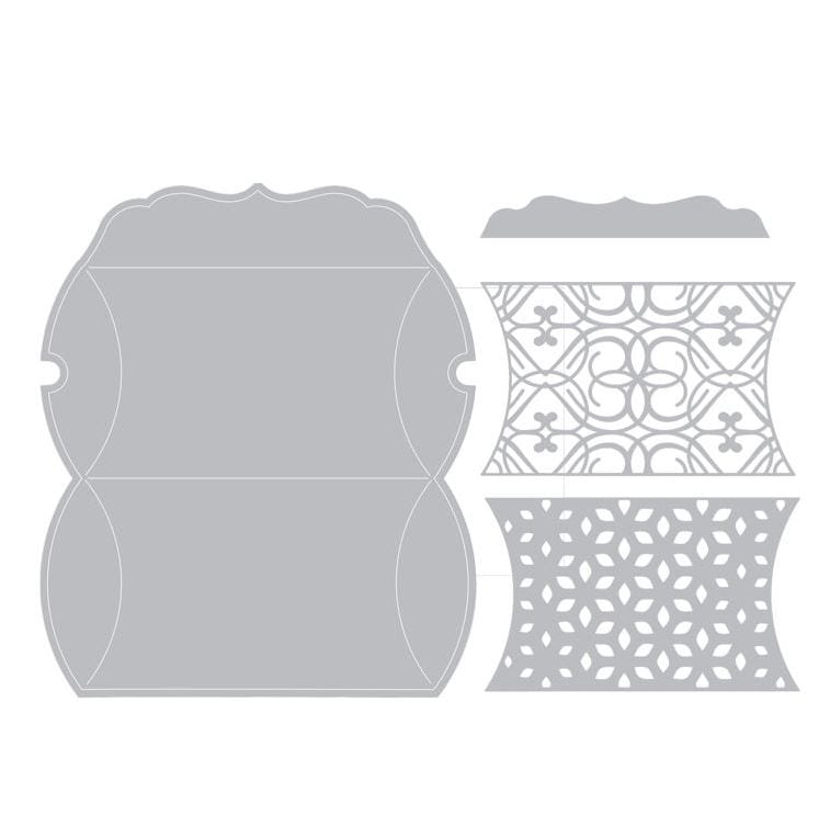 Sizzix Pillow Box Thinlits Plus Die Set 5PK
