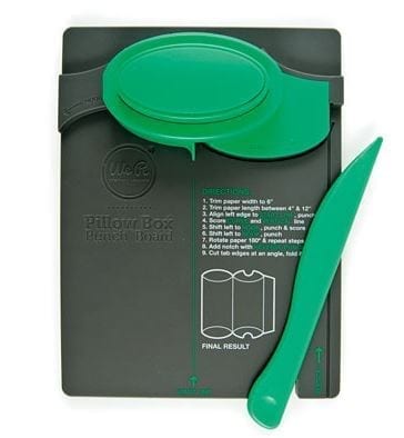 We R Memory Keepers Pillow Box Punch Board