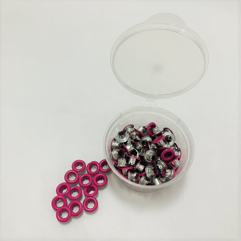 4.5mm Colored Eyelets 80pcs Fits Crop-a-dile and 5mm Eyelet Setter