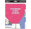 Me and My Big Ideas Pink Dashboard Undated Classic Extension Pack Happy Planner