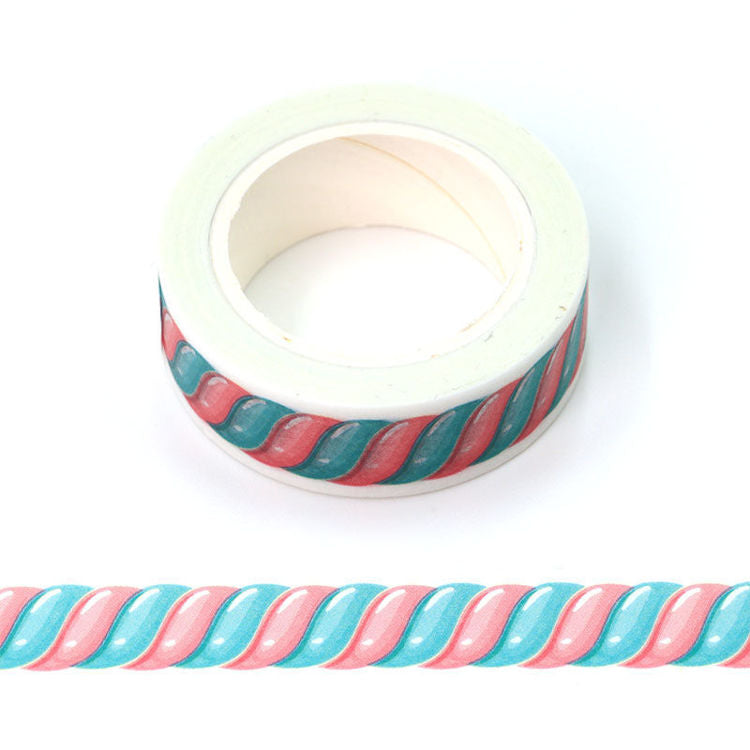 Pink Blue Candy Washi Tape 15mm x 10m