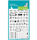 Lawn Fawn Plan On It Clear Stamps 4"X6"