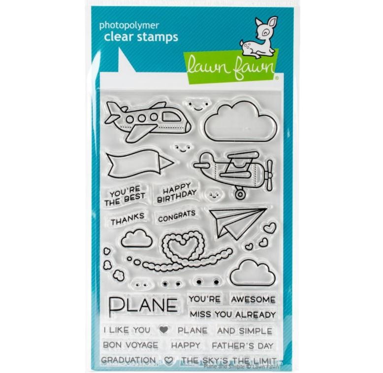 Lawn Fawn Plane and Simple Stamp 4