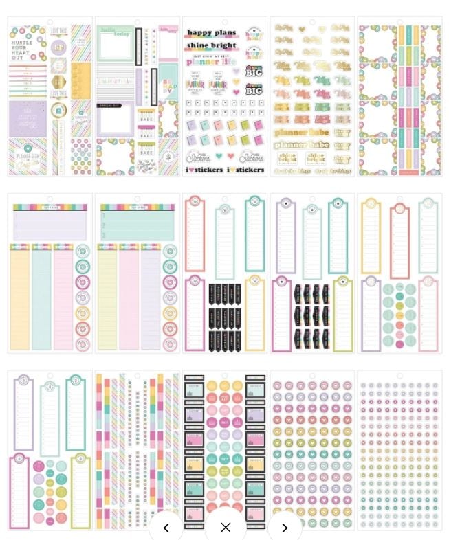 Me and My Big Ideas Planner Babe Mini Value Pack Stickers Happy Planner 1311 Stickers
