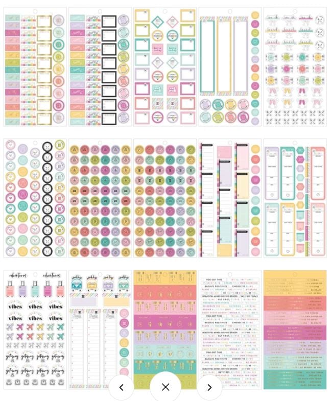 Me and My Big Ideas Planner Babe Mini Value Pack Stickers Happy Planner 1311 Stickers