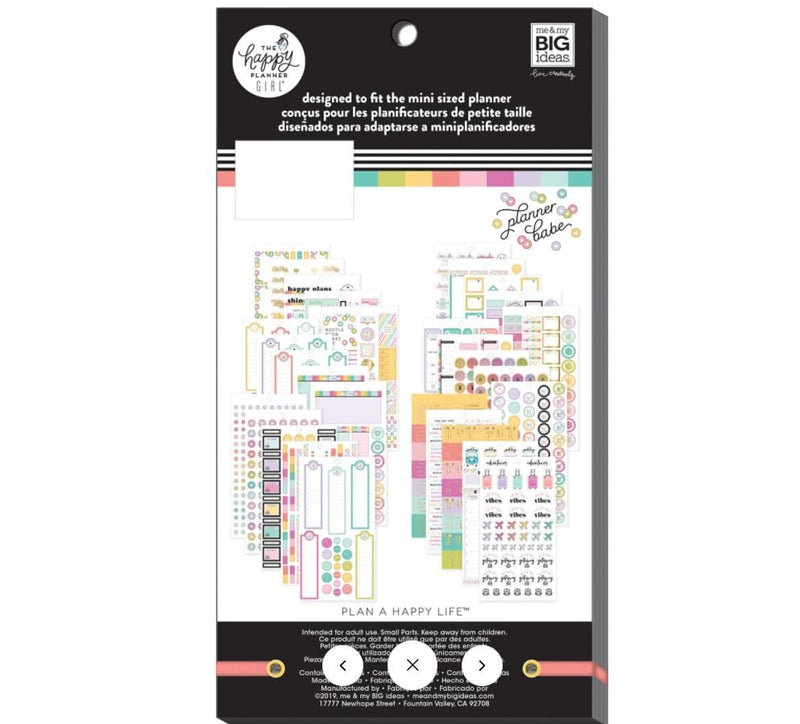 Me and My Big Ideas Planner Babe Mini Value Pack Stickers Happy Planner 1311 Stickers