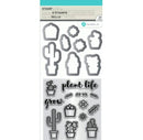 Hampton Art Plant Life Clear Stamp & Die Set