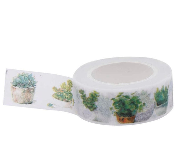 Plants on Pots Masking Tape 15mm x 10m