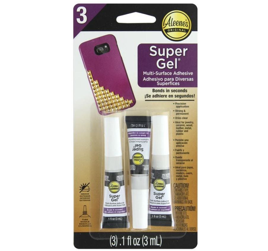 Aleene's Platinum Bond Adhesive Super Glue Gel Package 3pc