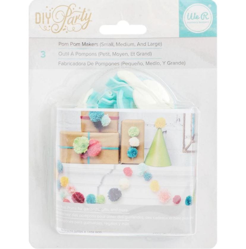 We R Memory Keepers Pom Pom Maker DIY Party