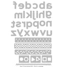 Sizzix Pop Art Lowercase Thinlits Die Set 33PK